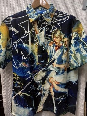 NWT Funko Star Wars Luke Skywalker Princess Leia Shirt Sz M